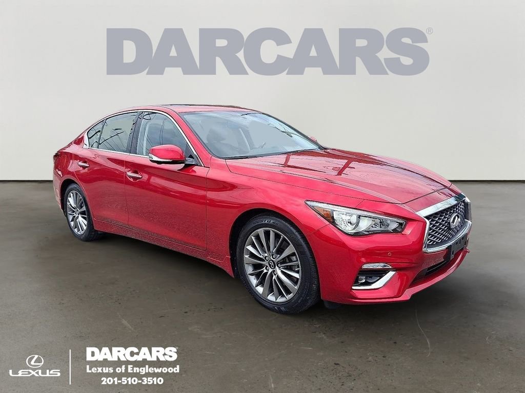 Used 2023 INFINITI Q50 Luxe w/ Cargo Package video 1