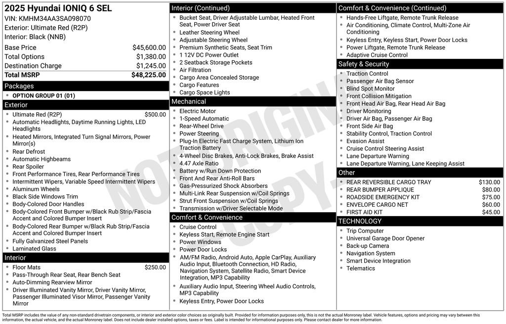 New 2025 Hyundai Ioniq 6 SEL image 4