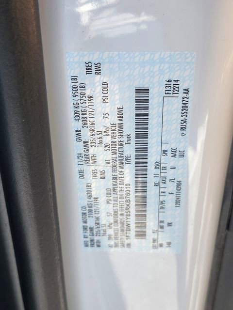 New 2024 Ford Transit 350 Low Roof w/ Load Area Protection Package image 28