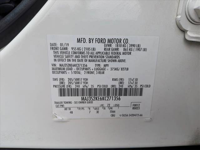 Used 2019 Ford EcoSport Titanium FWD image 30