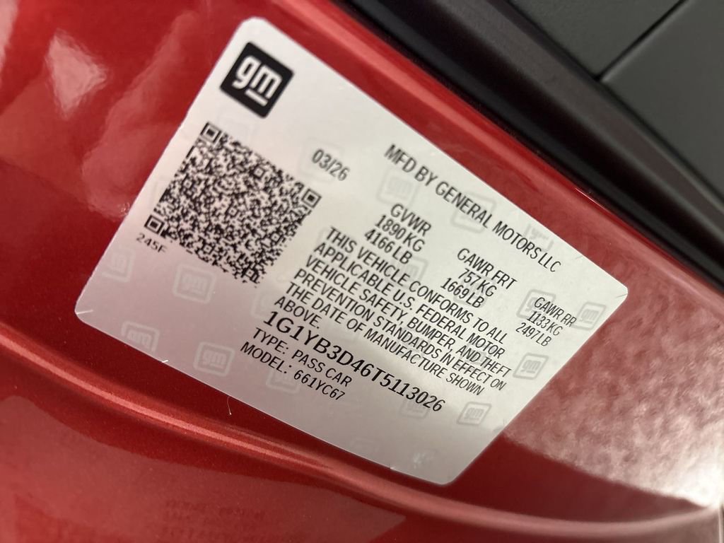New 2026 Chevrolet Corvette Stingray Preferred Conv w/ 2LT image 17
