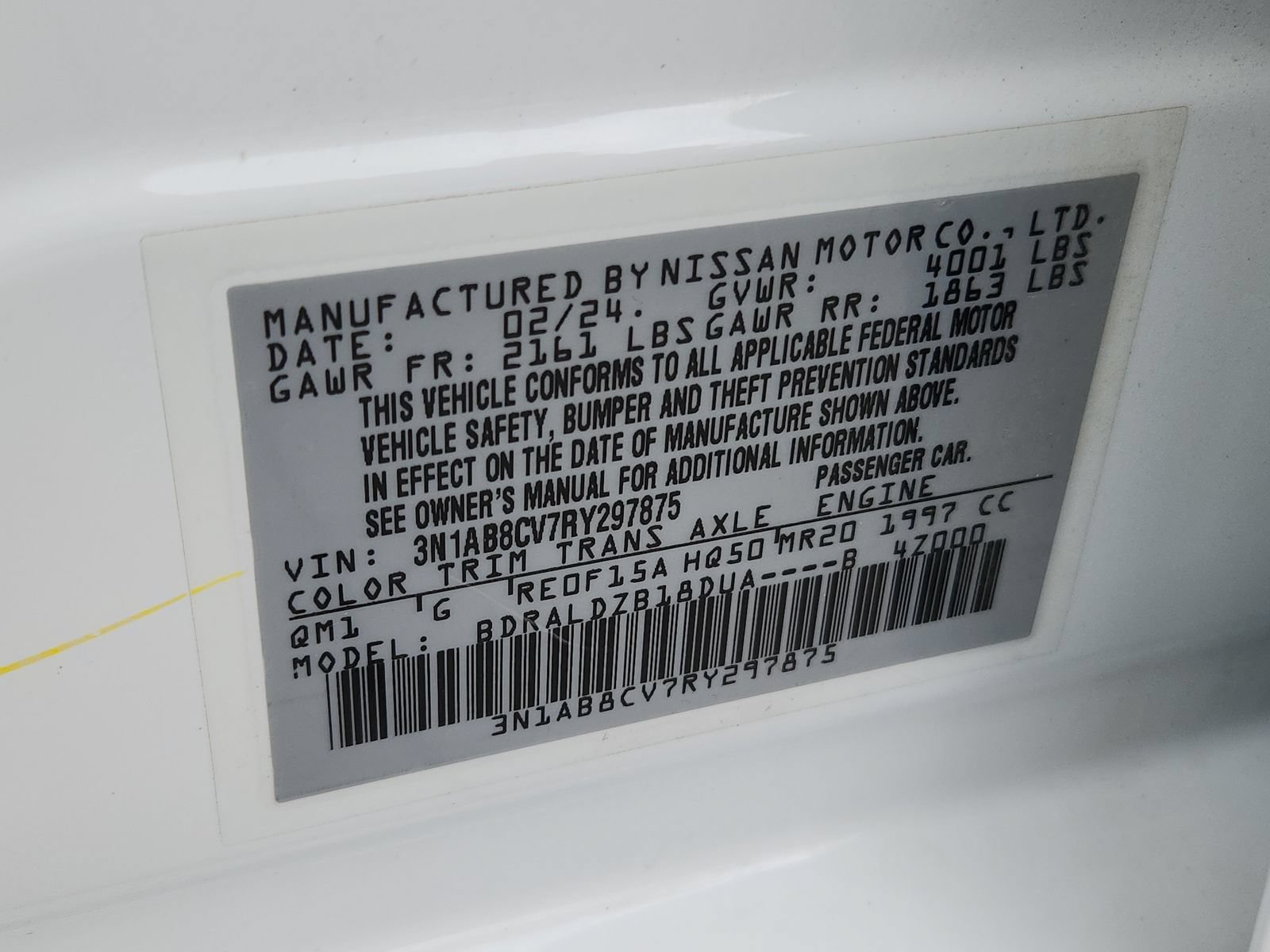 Used 2024 Nissan Sentra SV FWD image 19