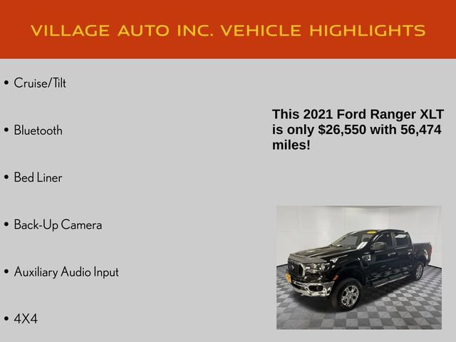 Used 2021 Ford Ranger XLT w/ Equipment Group 301A Mid AWD/4WD image 14