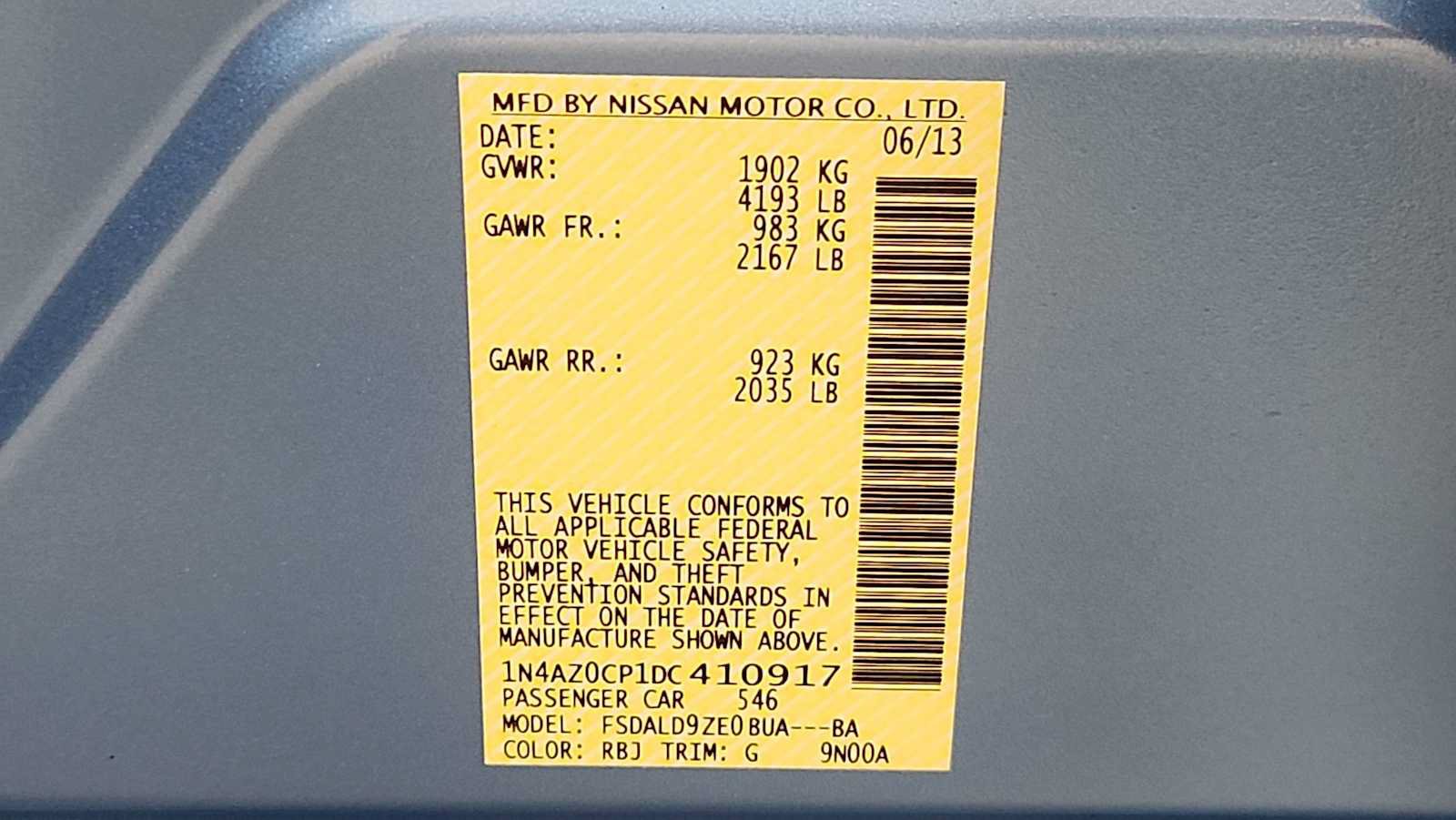 Used 2013 Nissan Leaf SV w/ LED & Quick Charge Pkg FWD image 11