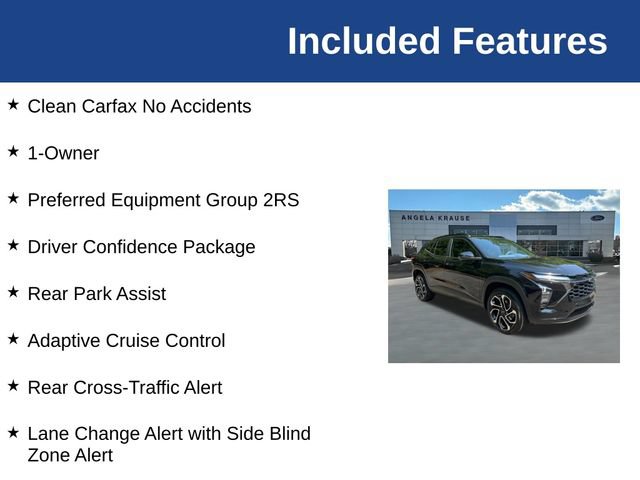 Used 2025 Chevrolet Trax RS w/ Driver Confidence Package FWD image 5