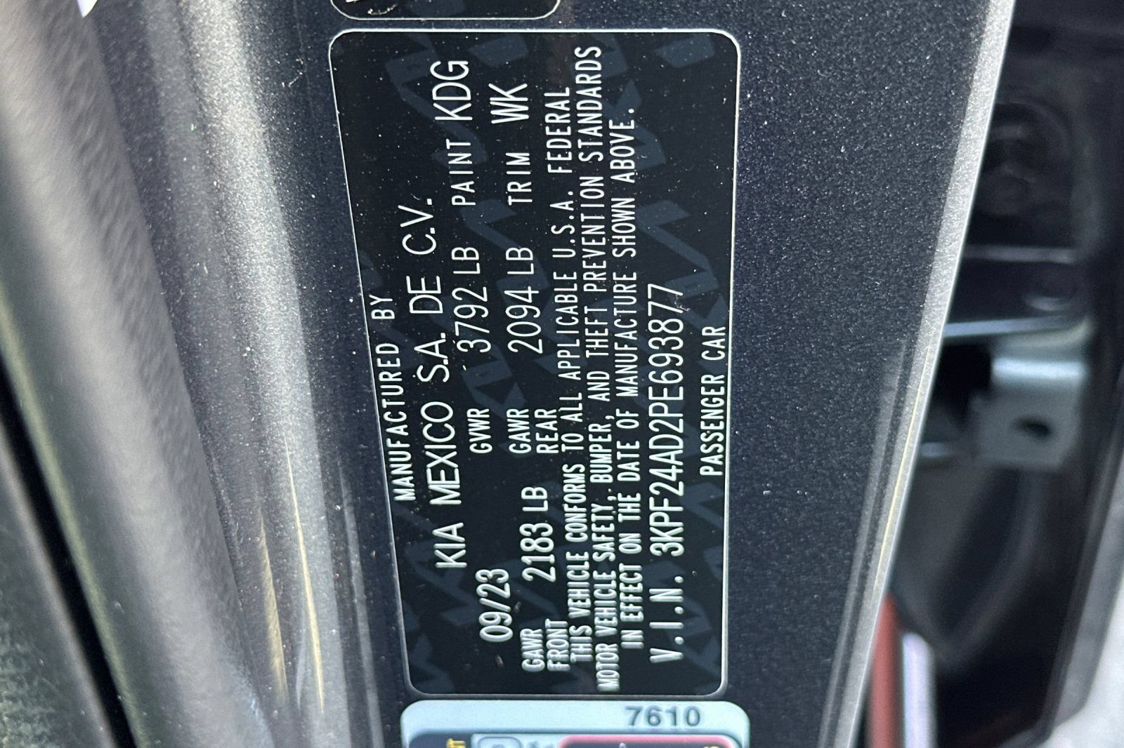Used 2023 Kia Forte LXS FWD image 27