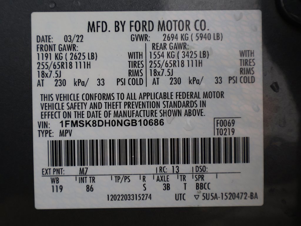 Used 2022 Ford Explorer XLT image 40