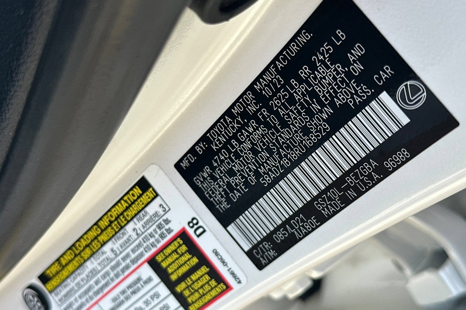 Used 2024 Lexus ES 350 w/ Premium Package FWD image 22