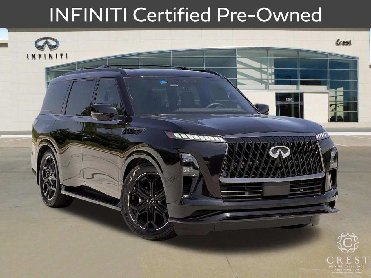 Certified 2026 INFINITI QX80 4WD w/ Sport Exterior Package