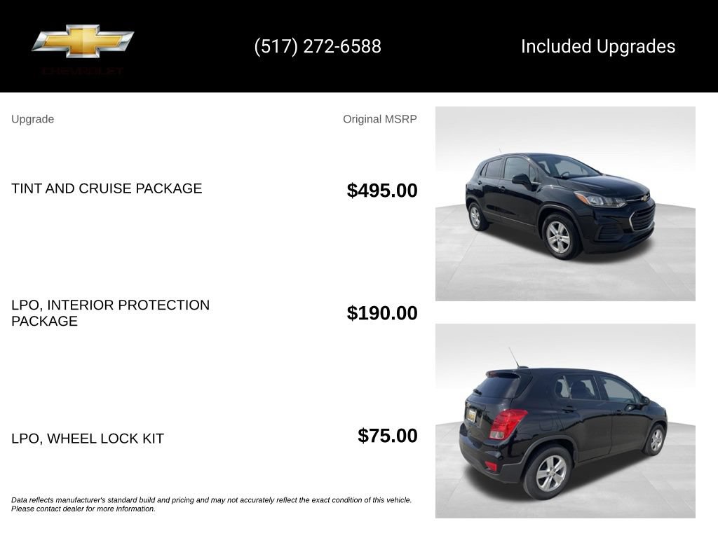 Used 2020 Chevrolet Trax LS w/ Tint and Cruise Package FWD image 15