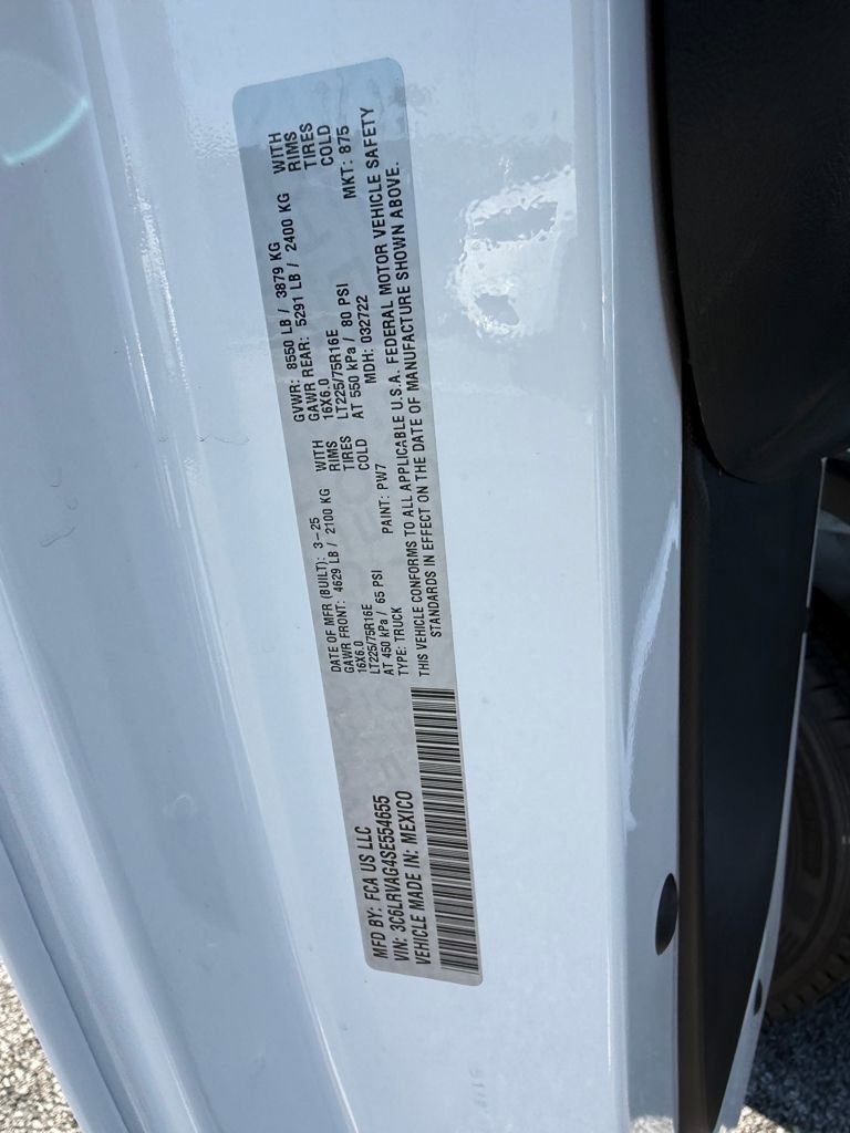 New 2025 RAM ProMaster 1500 w/ Safety Group image 27