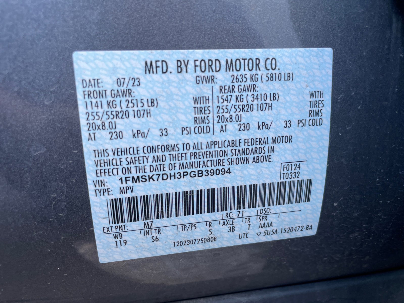 Certified 2023 Ford Explorer XLT w/ Equipment Group 202A RWD image 35