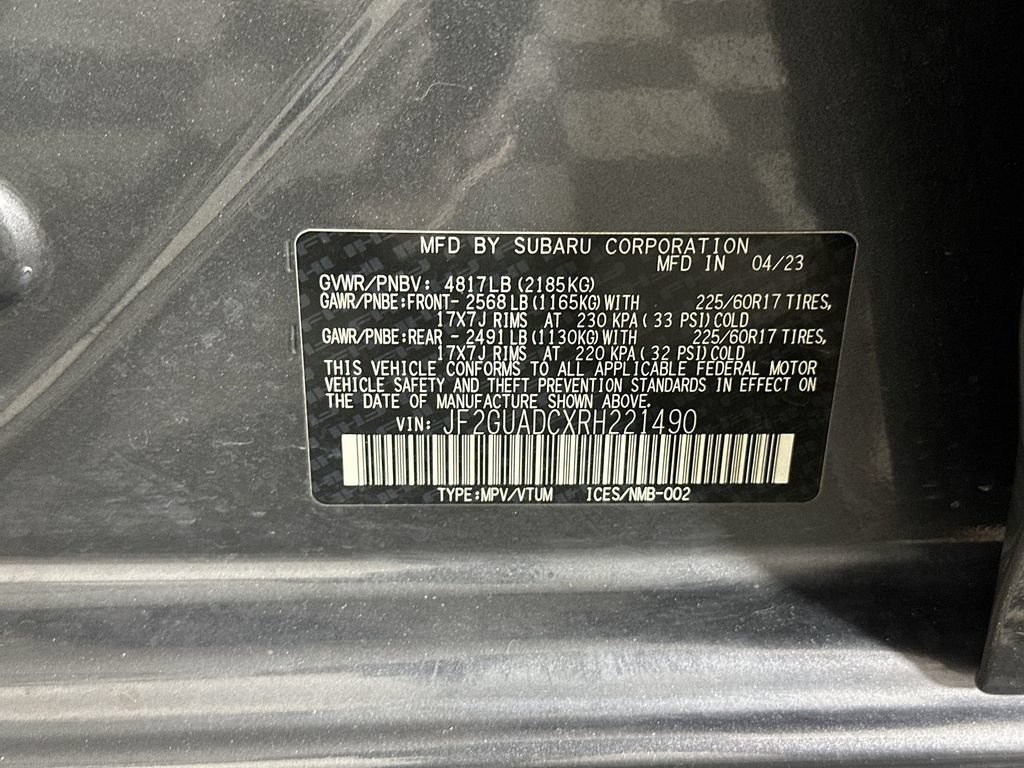 Used 2024 Subaru Crosstrek 2.0i Premium AWD/4WD image 36