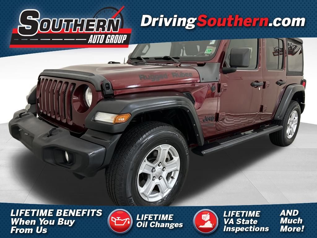 Used 2021 Jeep Wrangler Unlimited Sport image 1