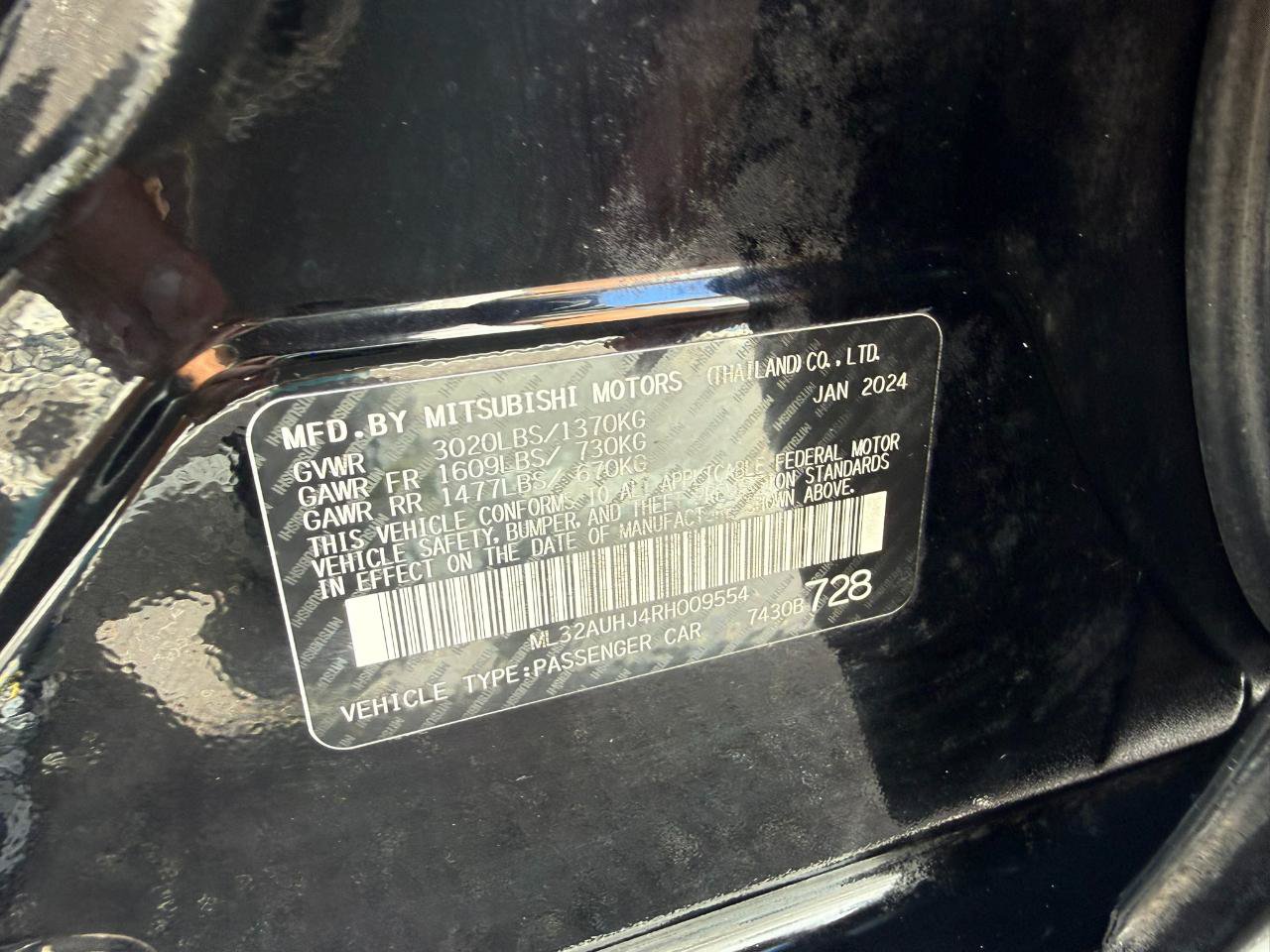 Used 2024 Mitsubishi Mirage ES FWD image 39