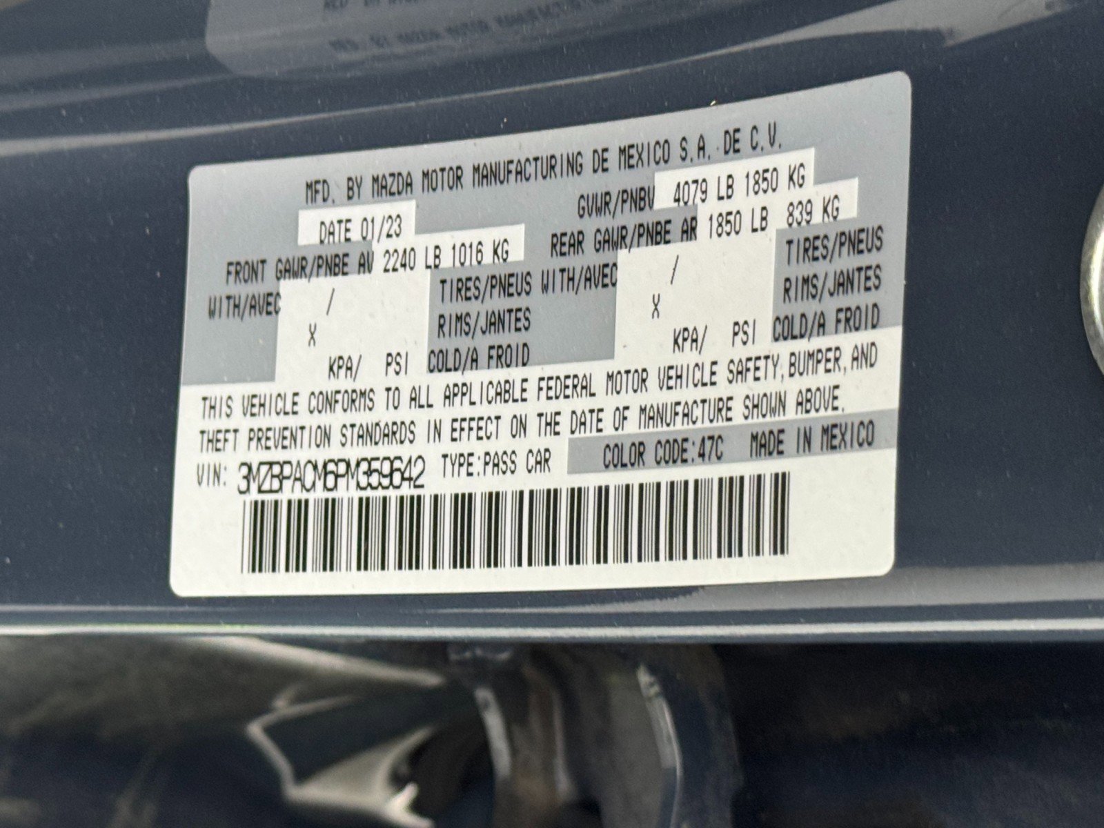 Used 2023 MAZDA MAZDA3 s image 43