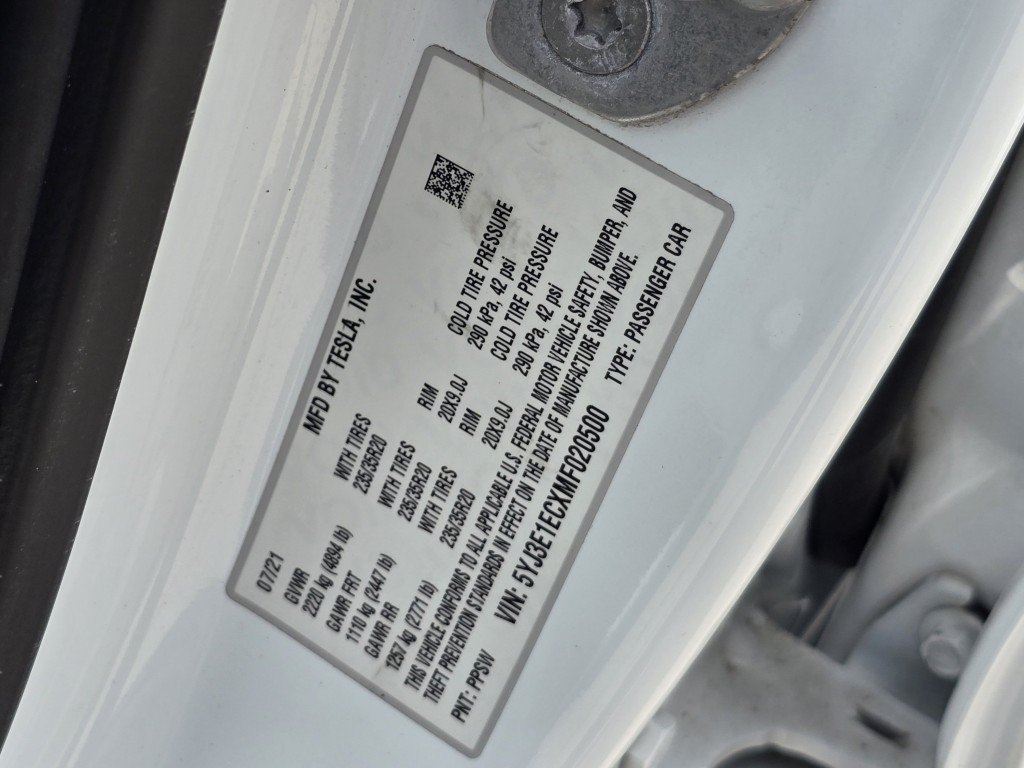 Used 2021 Tesla Model 3 Performance AWD/4WD image 16