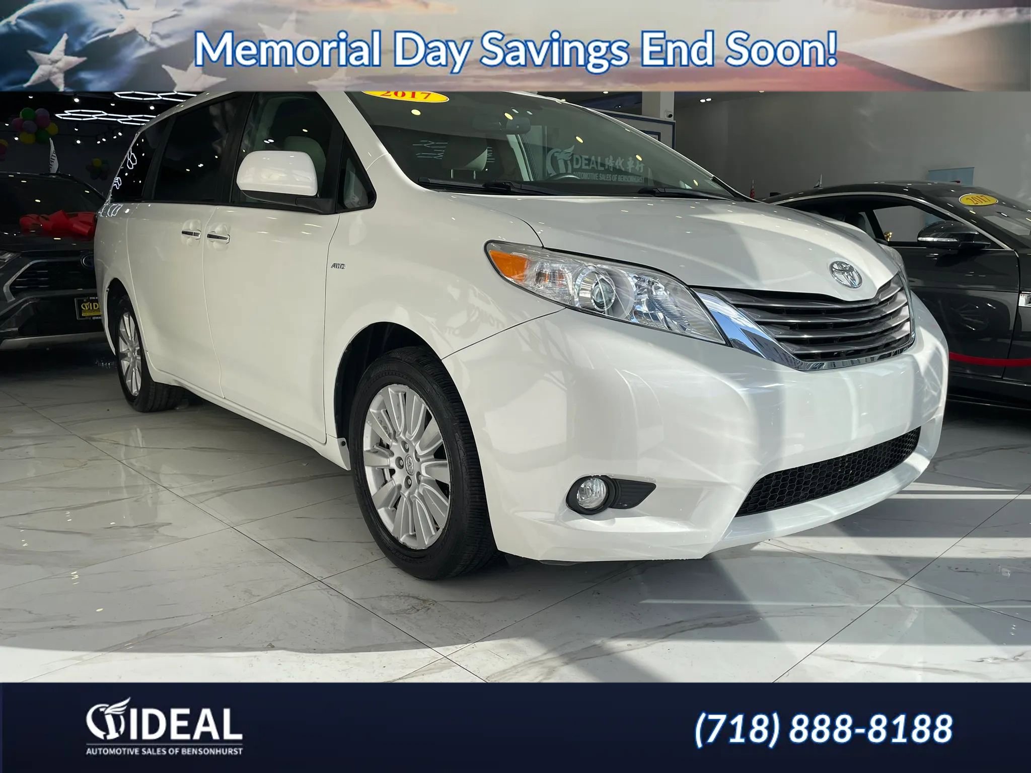Used 2017 Toyota Sienna XLE Premium AWD/4WD image 1