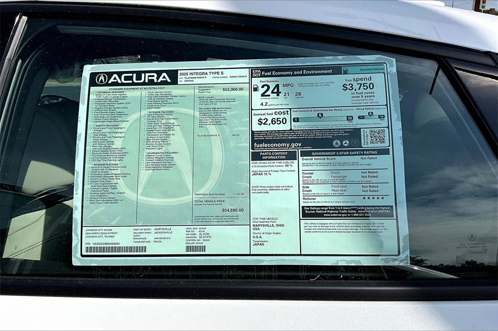 New 2025 Acura Integra Type S image 13