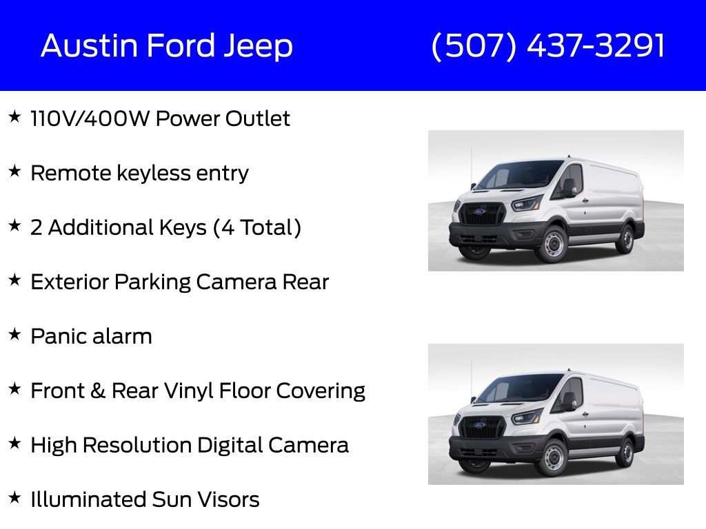 Used 2024 Ford Transit 150 Low Roof w/ Interior Upgrade Package image 9