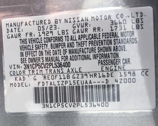 Used 2023 Nissan Kicks SV FWD image 25