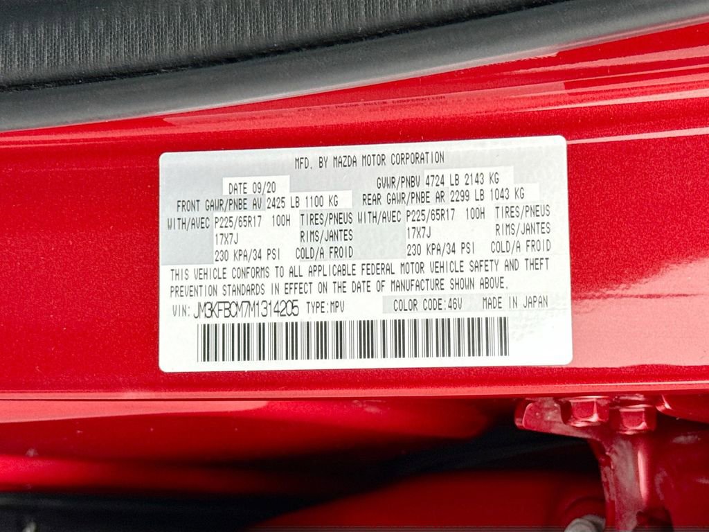 Certified 2021 MAZDA CX-5 Touring AWD/4WD image 33