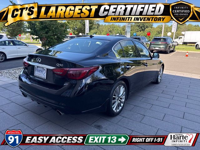 Certified 2022 INFINITI Q50 Luxe w/ Cargo Package AWD/4WD image 8
