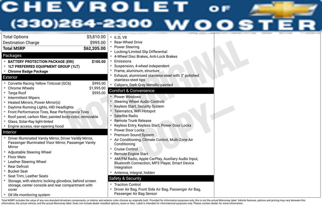 Used 2016 Chevrolet Corvette Stingray Coupe w/ Battery Protection Package image 34