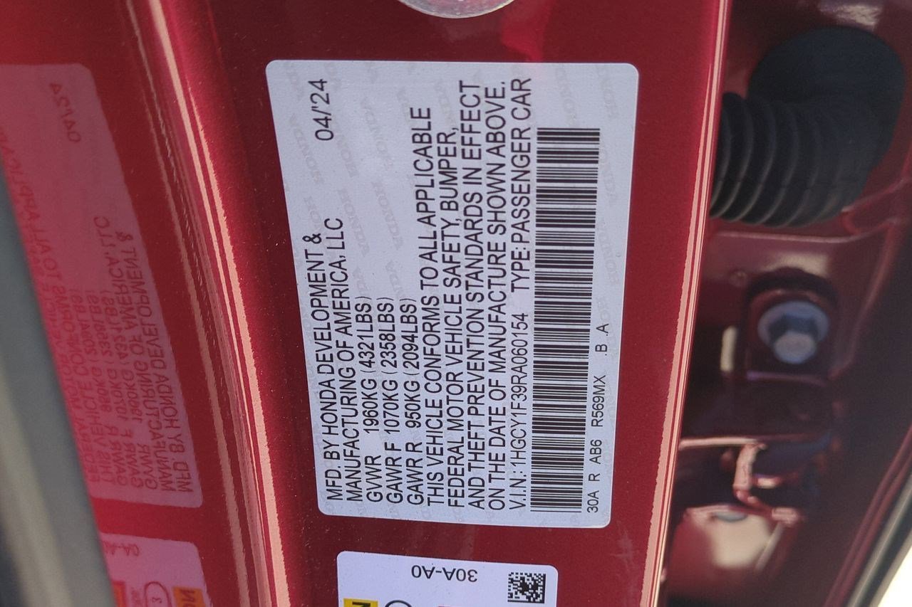 Certified 2024 Honda Accord EX image 28