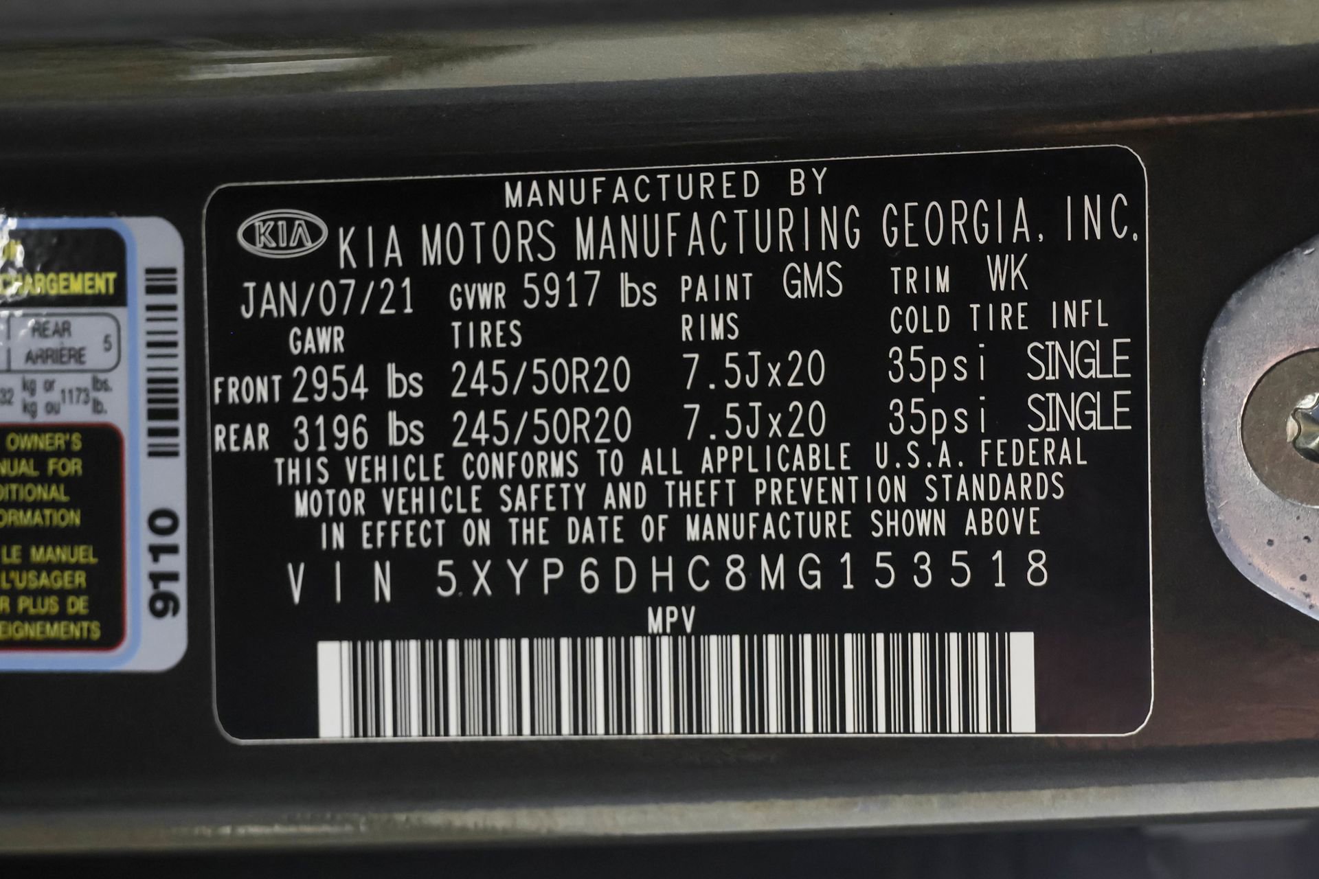 Used 2021 Kia Telluride S AWD/4WD image 50