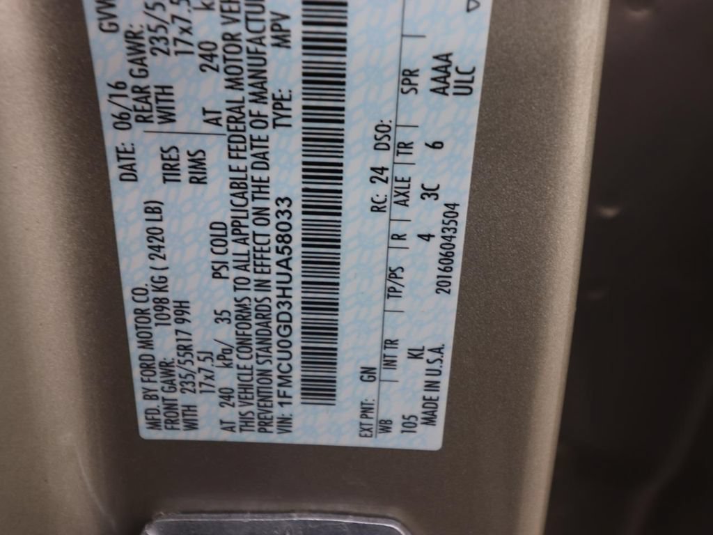 Certified 2017 Ford Escape SE FWD image 25