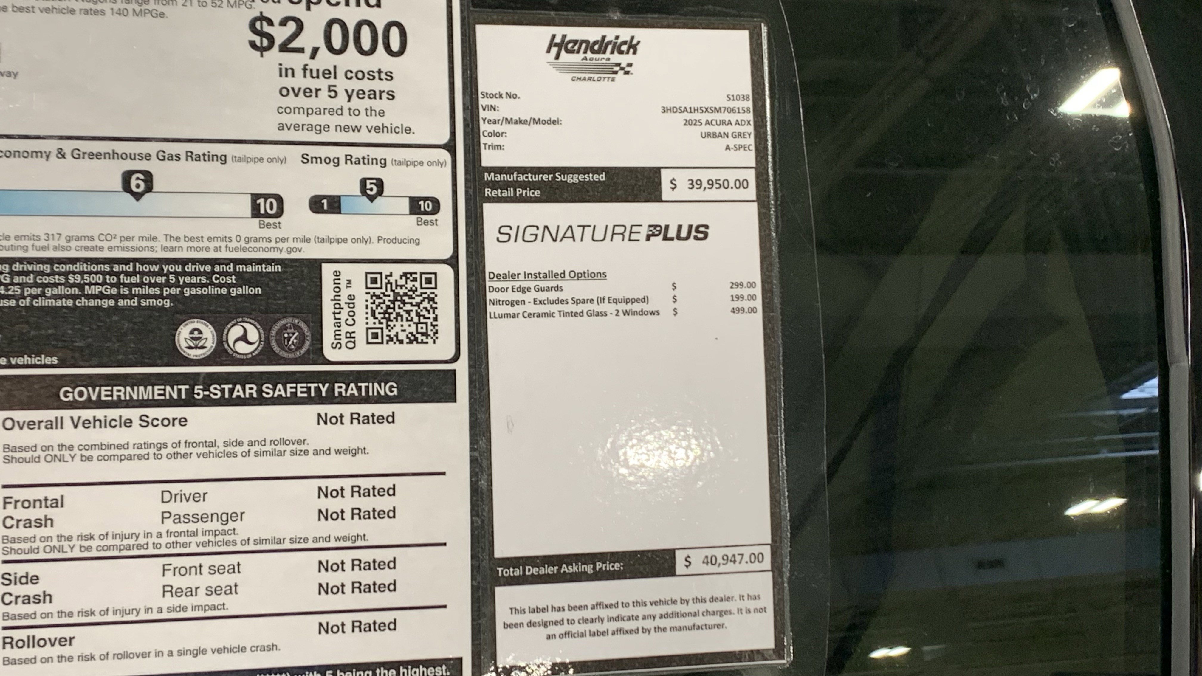 New 2025 Acura ADX A-Spec image 36