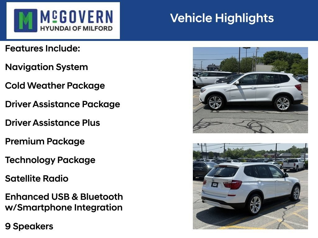 Used 2015 BMW X3 xDrive28d AWD/4WD image 4