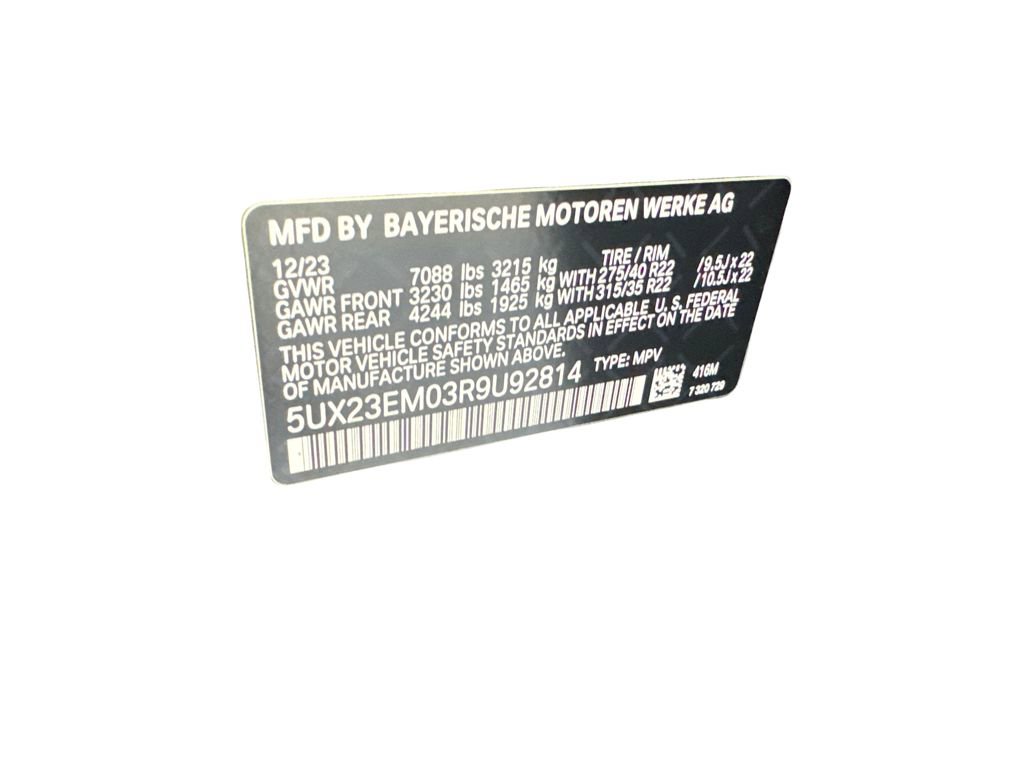 Used 2024 BMW X7 xDrive40i w/ M Sport Package image 94