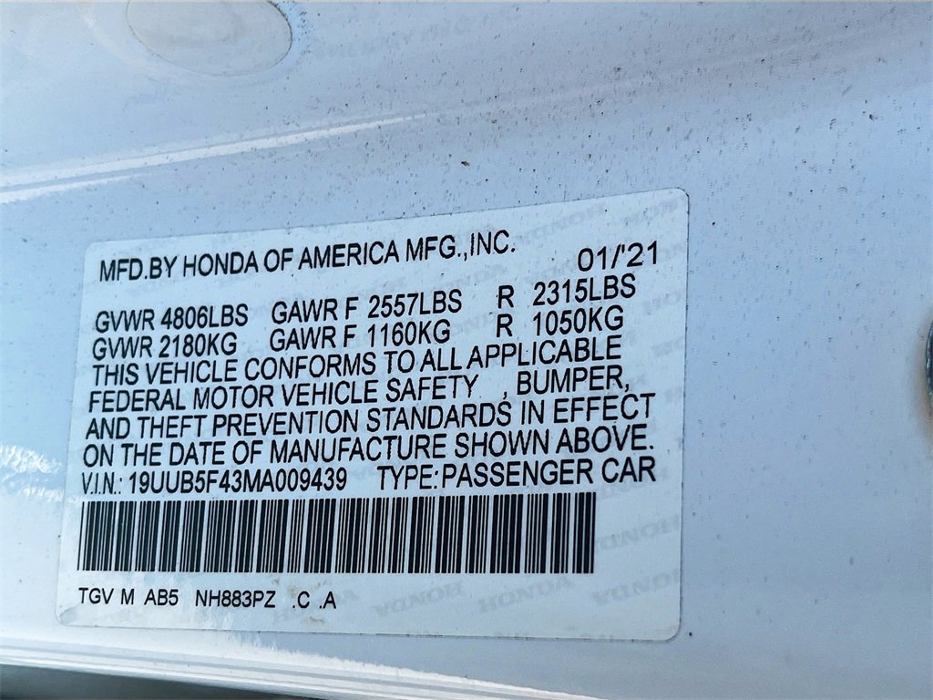 Used 2021 Acura TLX w/ Technology Package image 33