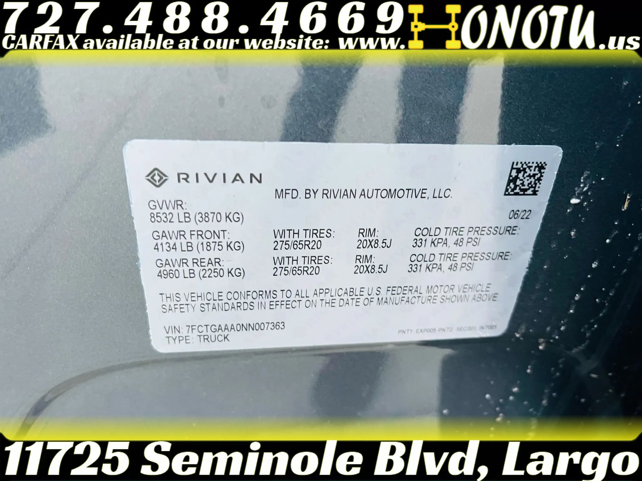 Used 2022 Rivian R1T Adventure image 39