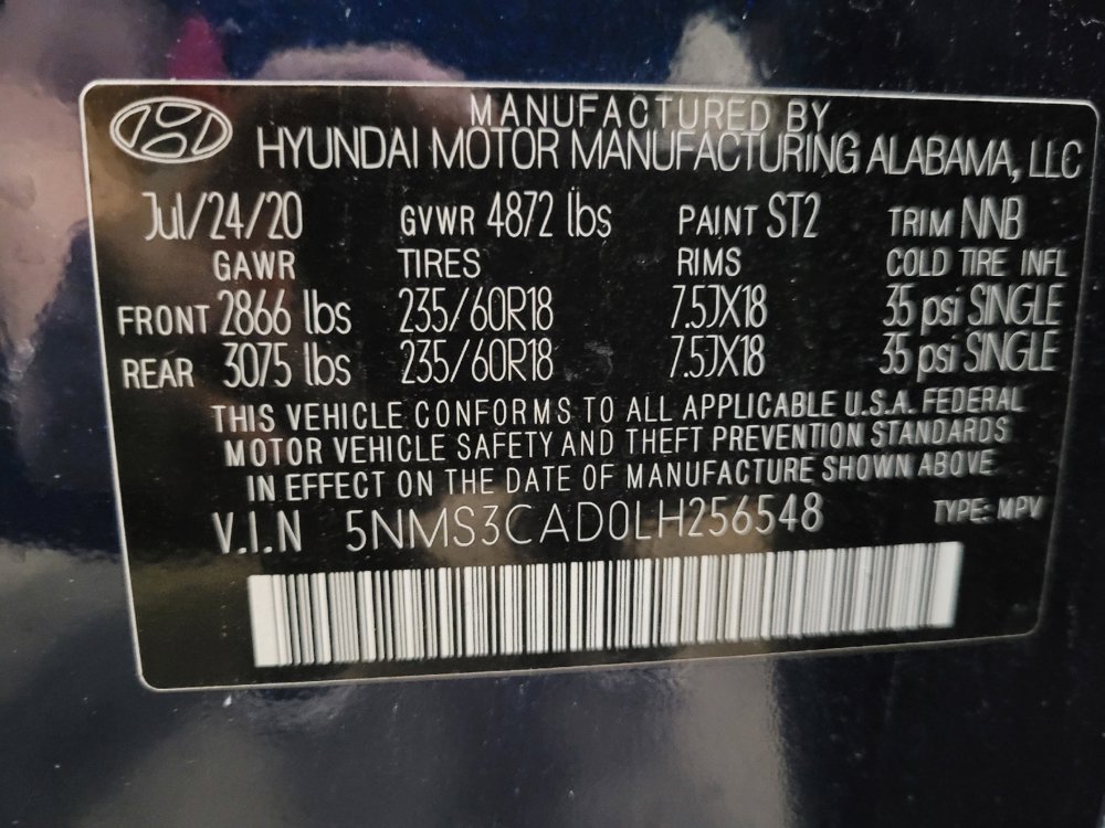 Used 2020 Hyundai Santa Fe SEL w/ Convenience + Premium Package image 33