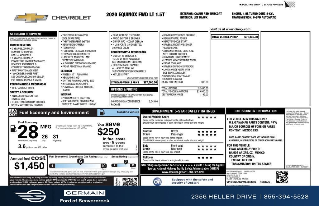 Used 2020 Chevrolet Equinox LT image 26