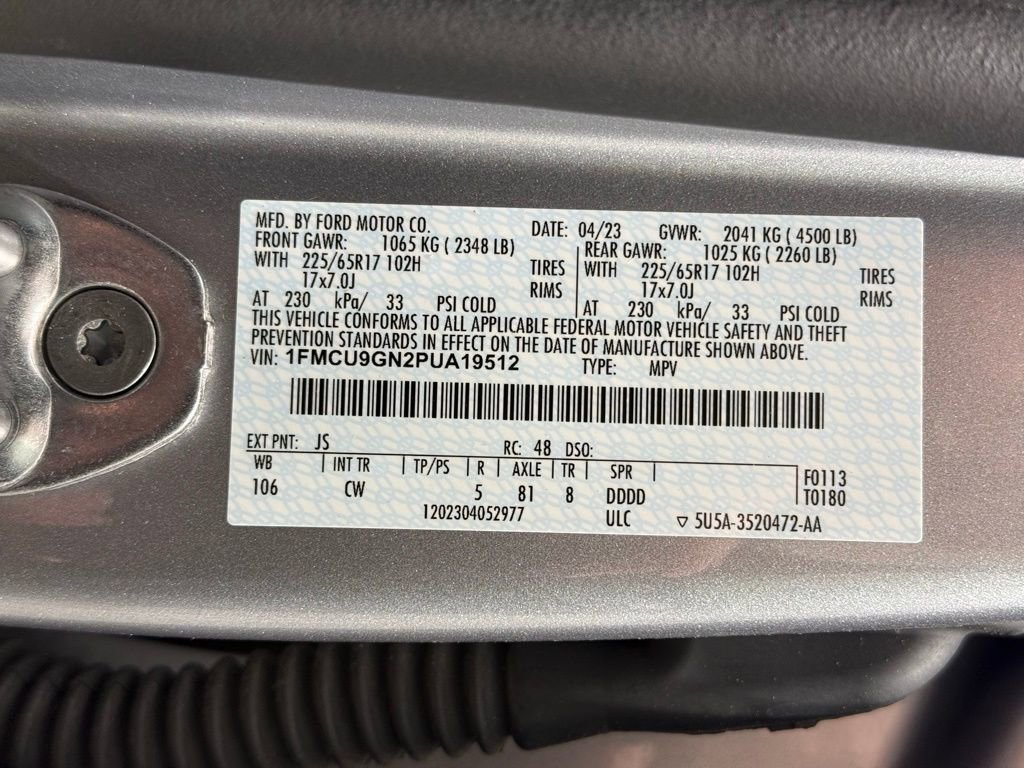 Used 2023 Ford Escape Active w/ Tech Pack #1 AWD/4WD image 31