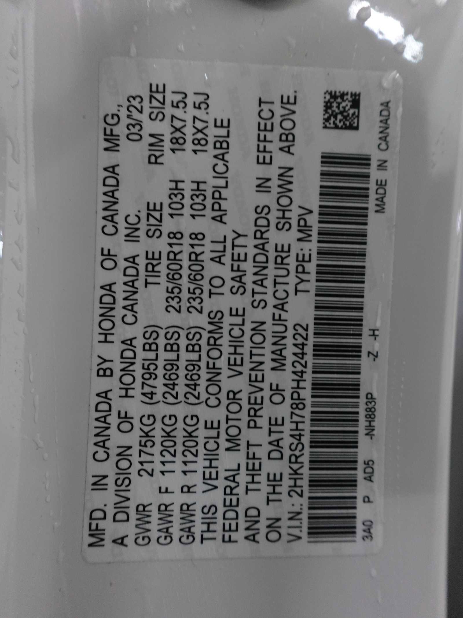 Certified 2023 Honda CR-V EX-L image 30