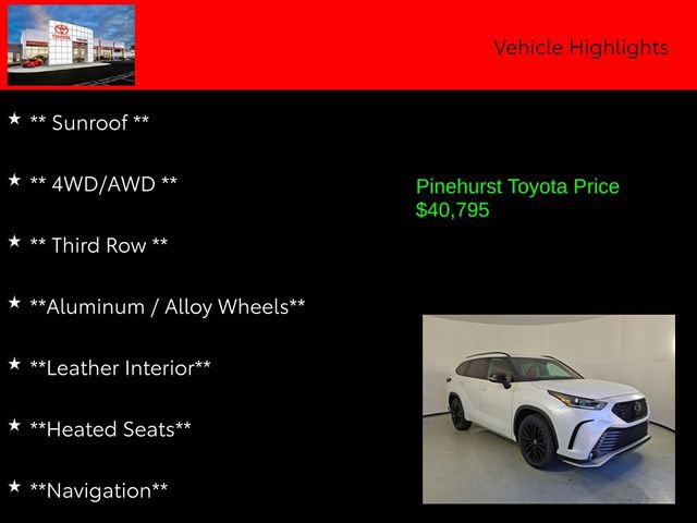 Certified 2024 Toyota Highlander XSE image 13
