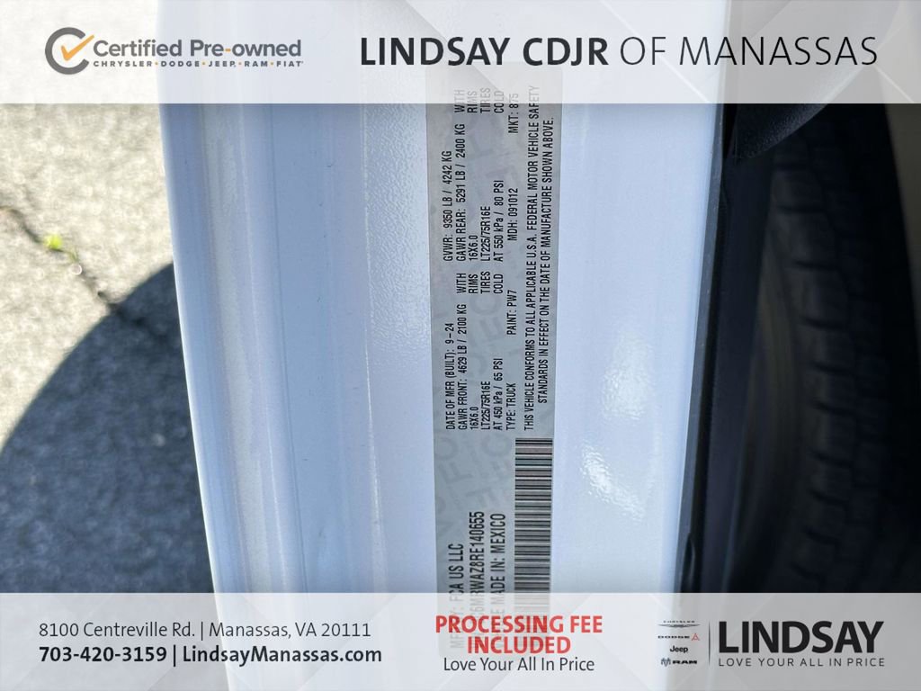 Certified 2024 RAM ProMaster 3500 w/ Delivery Van Package FWD image 36