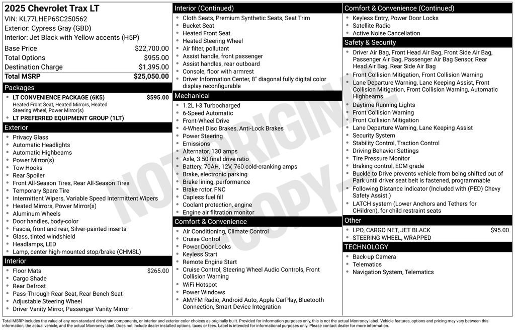Certified 2025 Chevrolet Trax LT w/ LT Convenience Package image 3