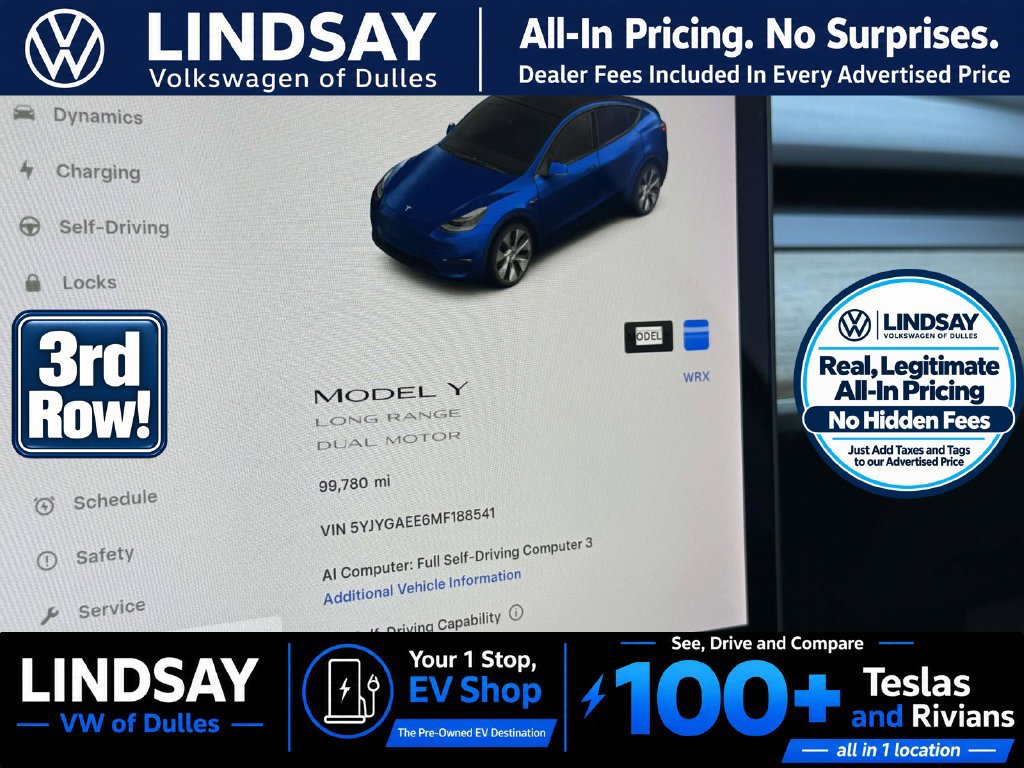 Used 2021 Tesla Model Y Long Range AWD/4WD image 20