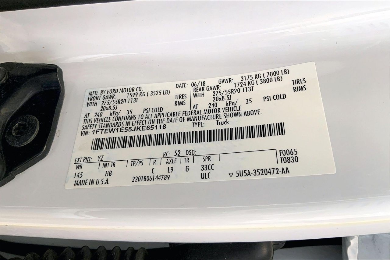 Used 2018 Ford F150 Lariat AWD/4WD image 8
