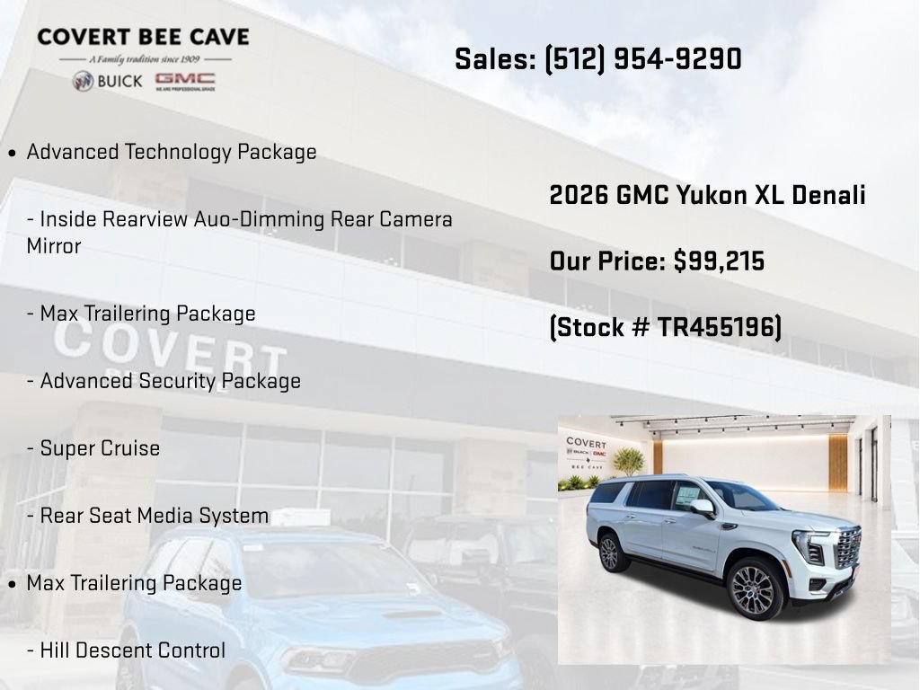 New 2026 GMC Yukon XL Denali w/ Denali Reserve Package AWD/4WD image 20
