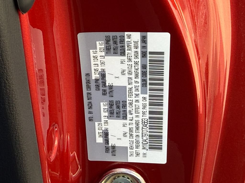 New 2026 MAZDA MX-5 Miata Club w/ Interior Package RWD image 25