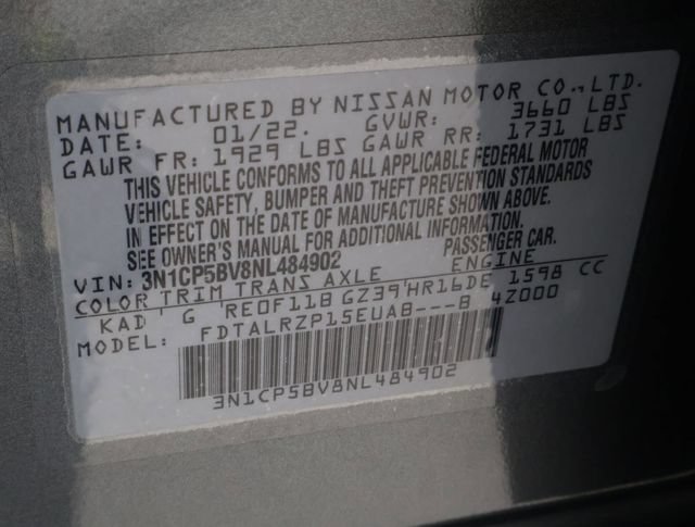 Used 2022 Nissan Kicks S FWD image 20