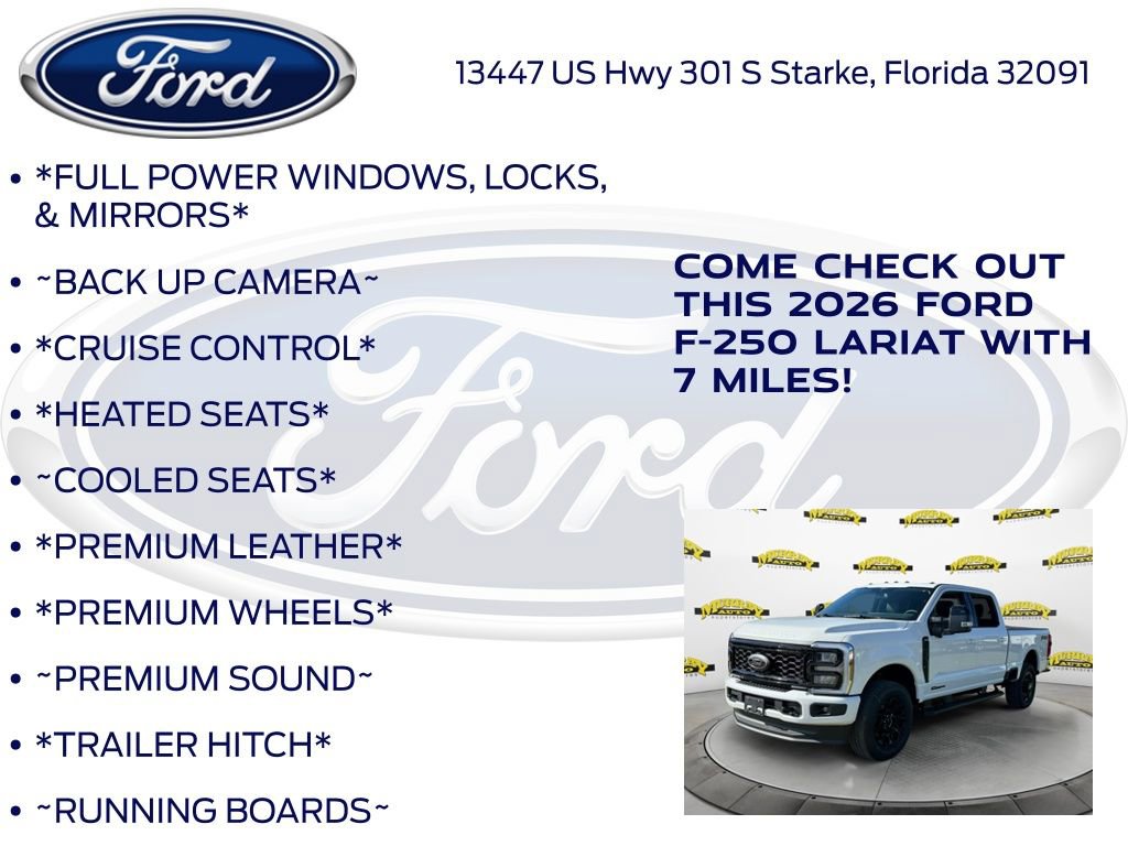 New 2026 Ford F250 Lariat image 10