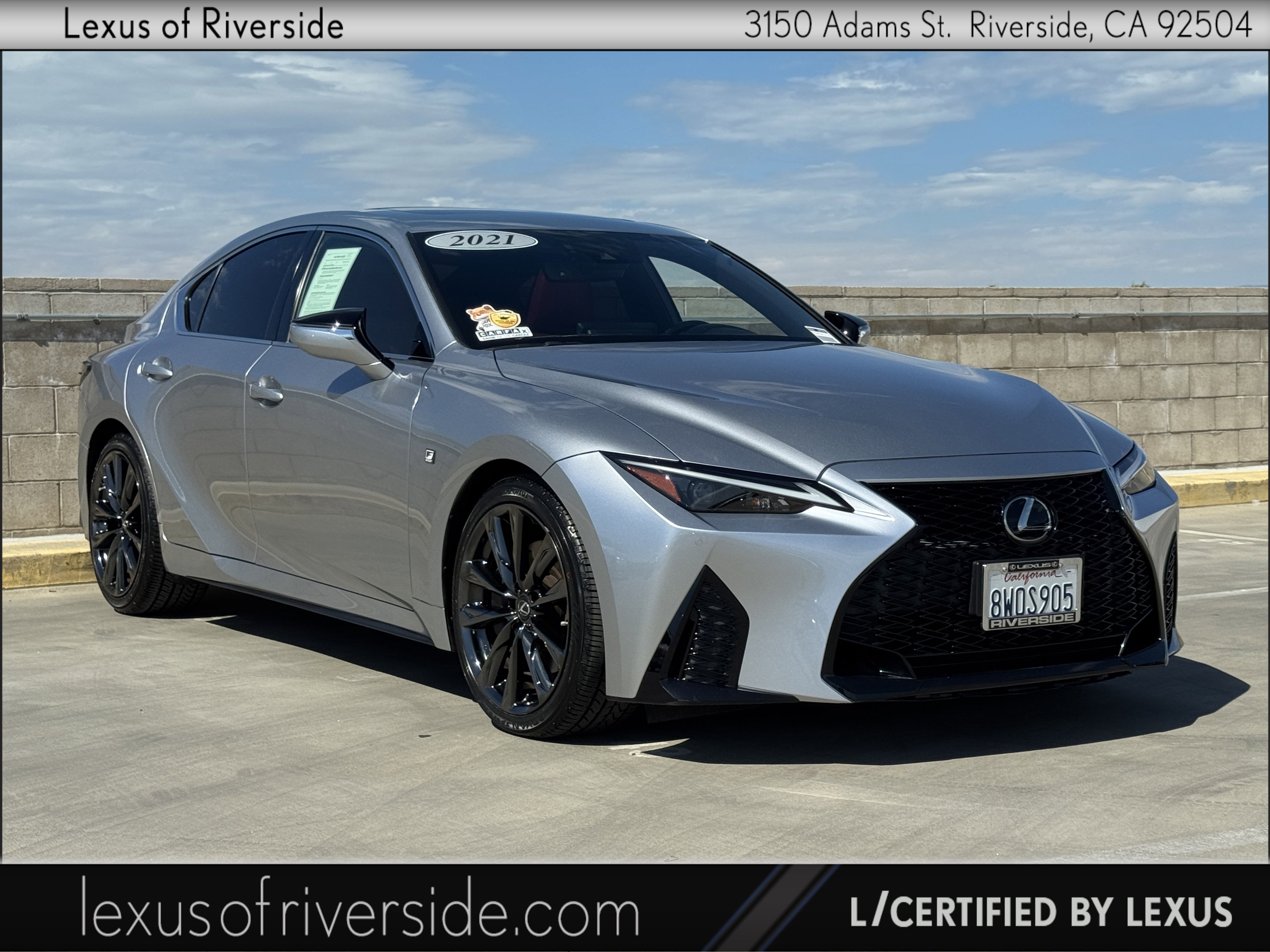 Certified 2021 Lexus IS 350 F Sport w/ Navigation Package